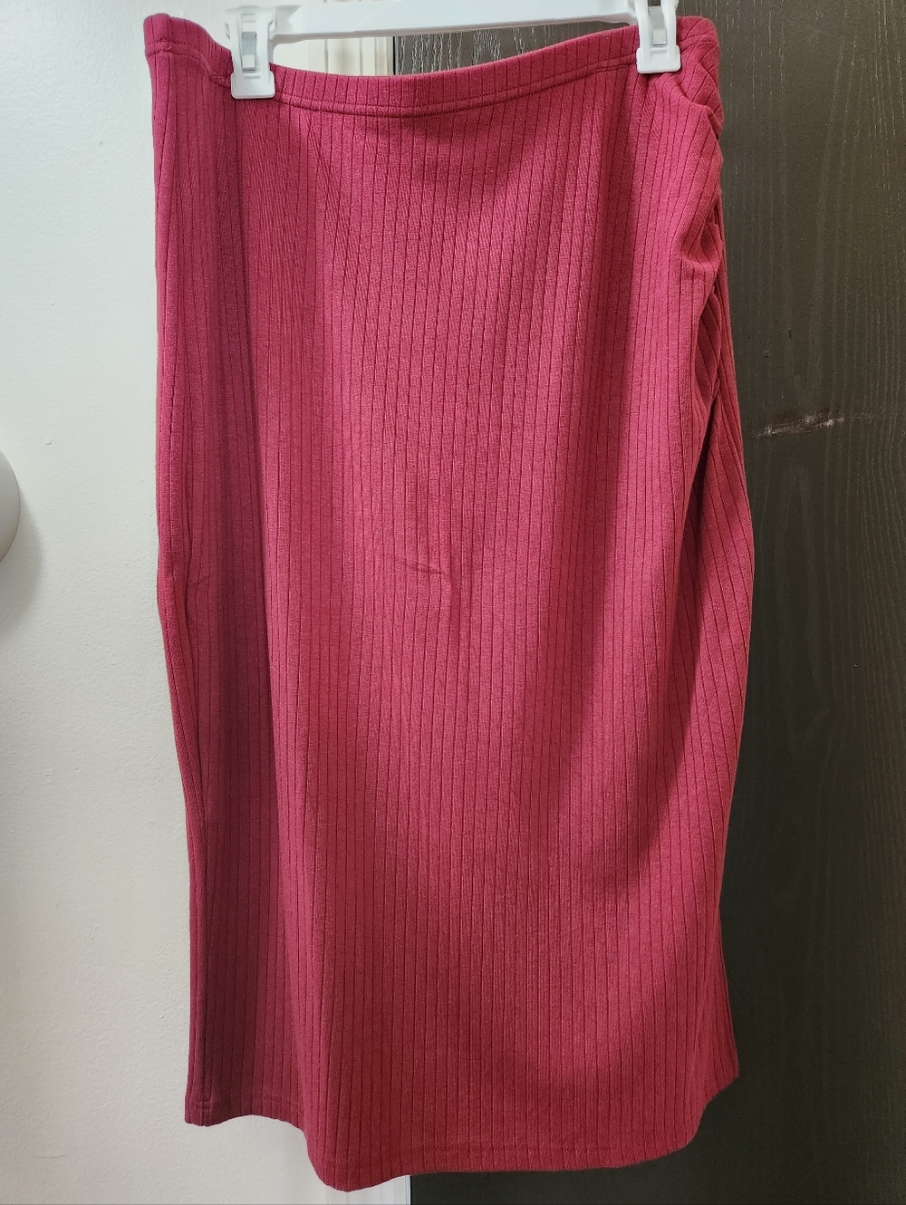 Sleeveless Ribbed Two-Piece Skirt Set - Picture 3 of 6
